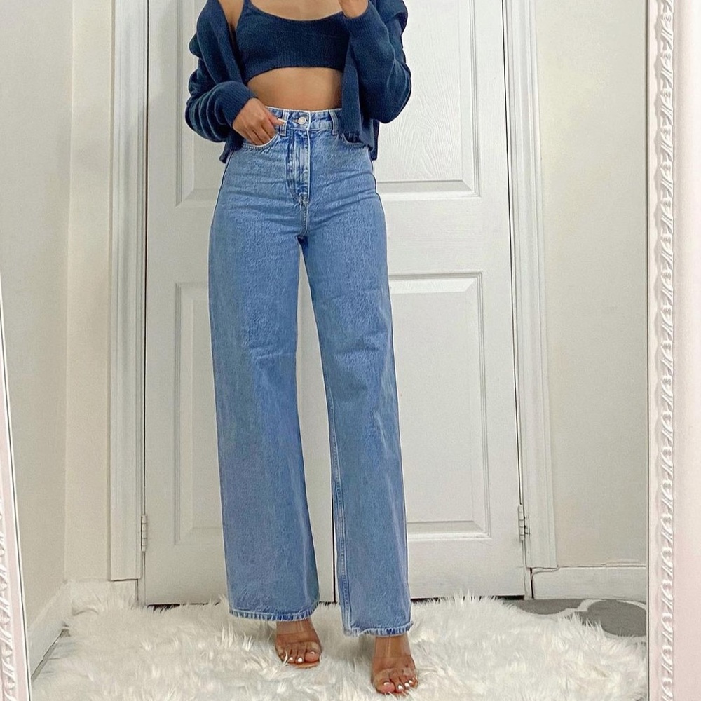 Zara straight leg jeans.